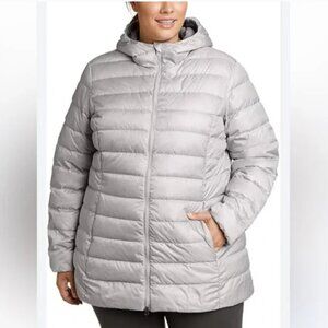 Eddie Bauer Gray Cirruslite Down Parka Size 2X